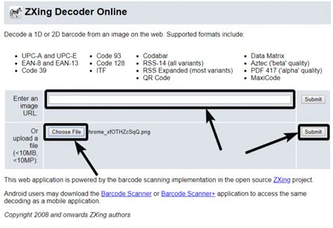 zxing decoder online|zxing barcode generator.